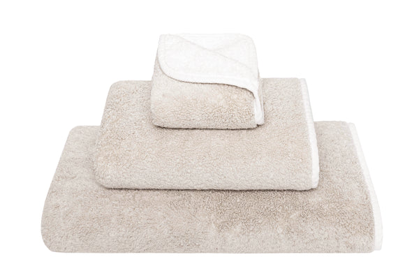 Graccioza Bicolore Towels FOG/SNOW