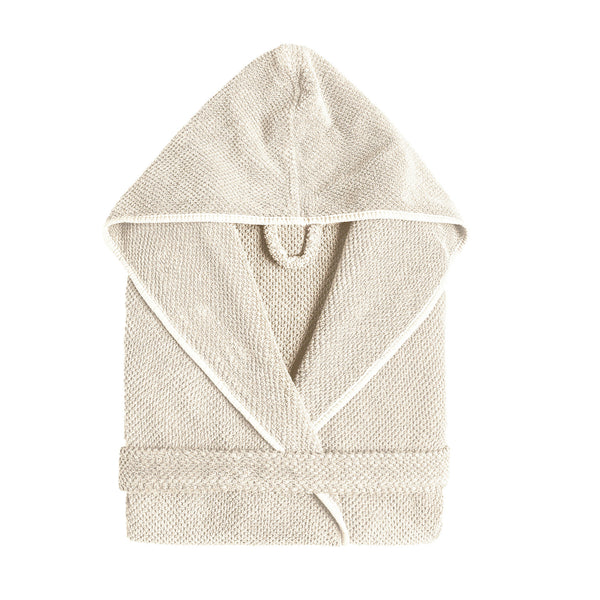 Graccioza Bee Waffle Bath Robes - Natural