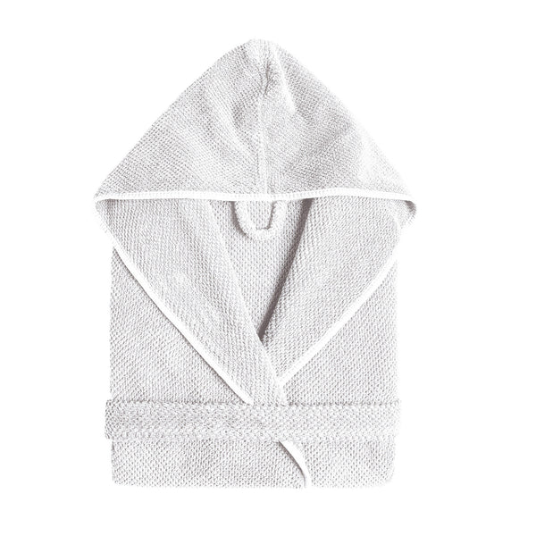 Graccioza Bee Waffle Bath Robes - White